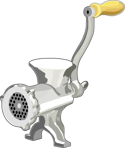 Meat Mincing Machine clipart