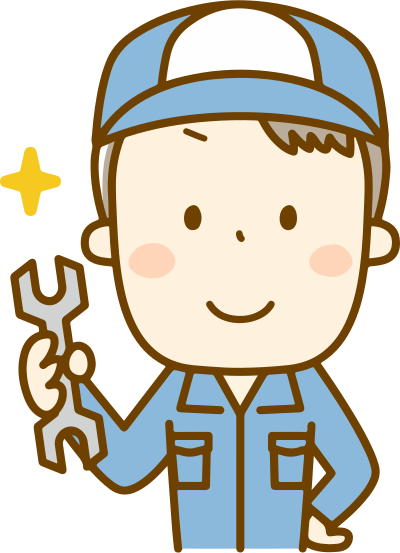 Mechanic with wrench (#2) clipart