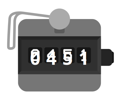 Mechanical Clicker Counter clipart