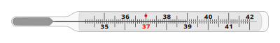 Medical thermometer clipart