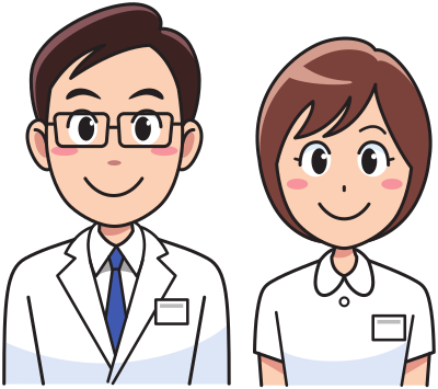 Medicine doctor and nurse clipart