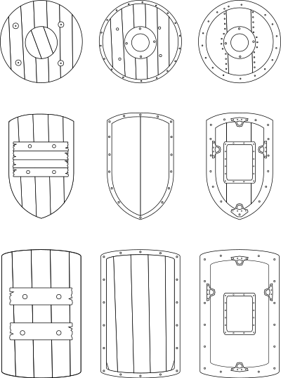 Medieval Shields clipart