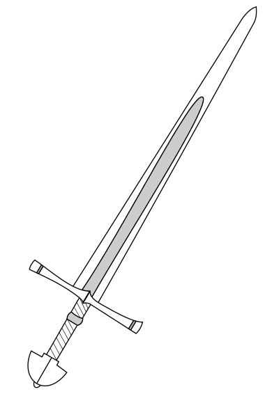 Medieval Sword clipart