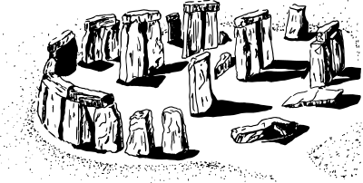 Megalith clipart