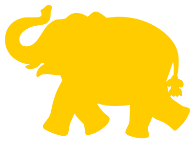 Mehndi Elephant - Remix clipart