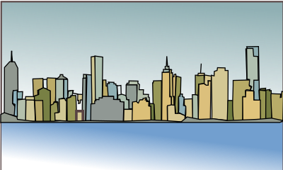 Melbourne-skyline clipart