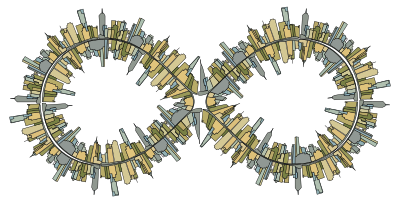 Melbourne Skyline Infinity clipart