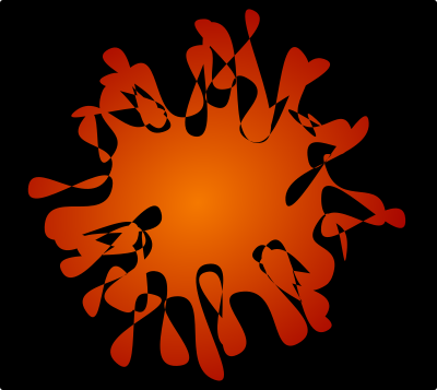 Meld Effect Orange clipart