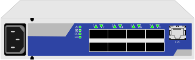 Mellanox IS5022 8 Ports InfiniBand Switch clipart