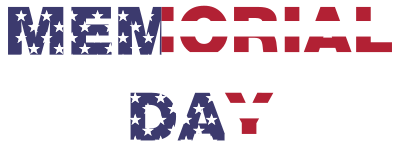 Memorial Day Typography clipart