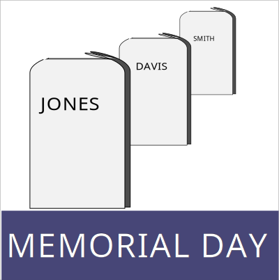 Memorial Day (US) clipart