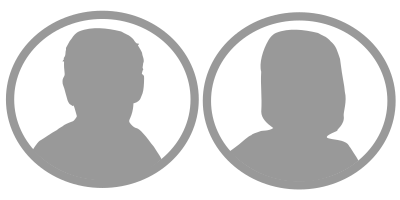Men and women profile image grey clipart