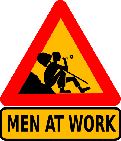 Men at work clipart