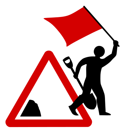 Men on political strike clipart
