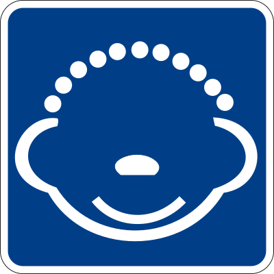 Mental Handicapped Accessible Sign clipart