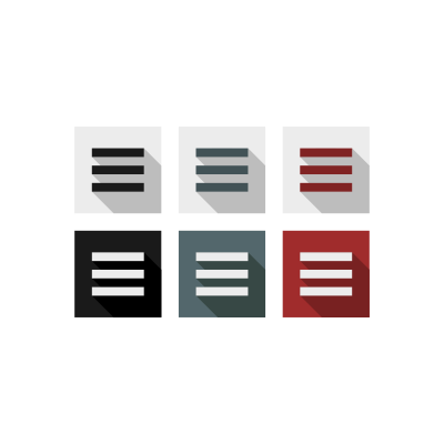 Menu buttons set clipart