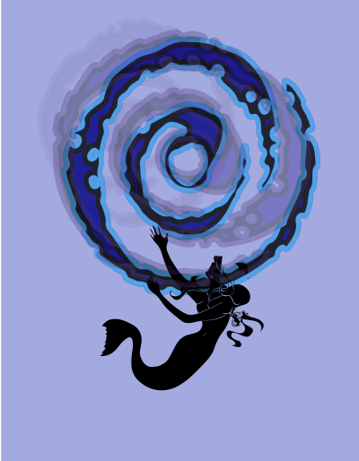 Mermaid In Trouble - Remix clipart