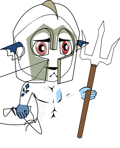 Merman chibi clipart