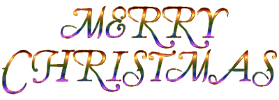 Merry Christmas 3 No Background clipart