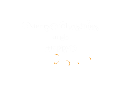 Merry Christmas and a Happy New Year clipart