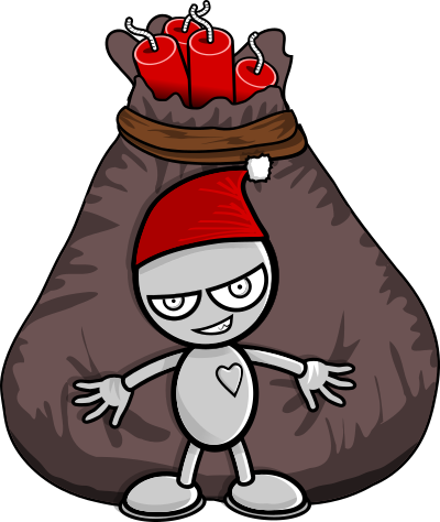 Merry Robot clipart