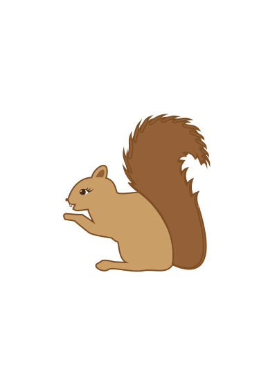 Modified squirrel clipart
