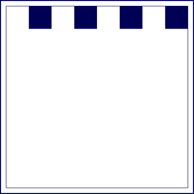 Modrá šachovnica clipart