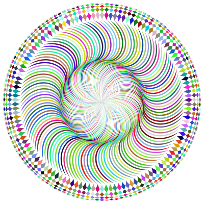 Moire Mandala Twist clipart