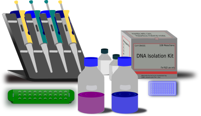 Molecular Biology work station clipart
