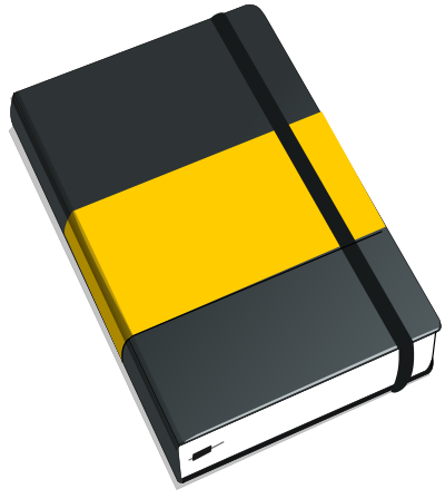 Moleskine clipart