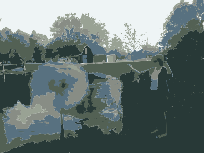 Mom catching fish clipart