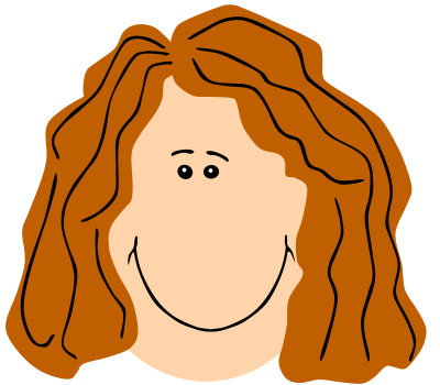 Mom Face Ginger clipart