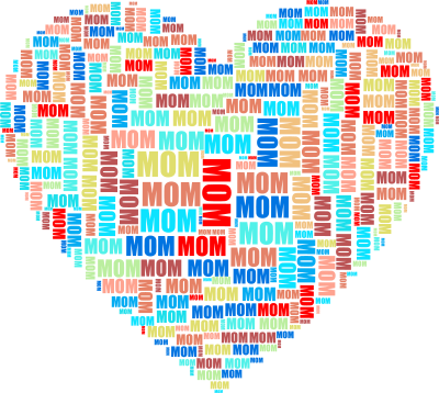 Mom Heart clipart