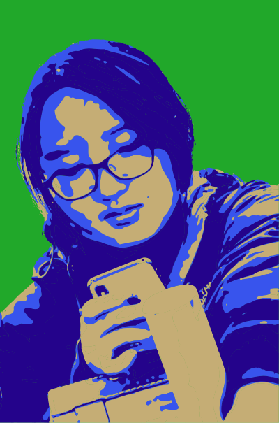 Moment with Our Phones clipart