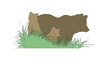 Mommy bear clipart