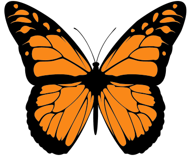 Monarch Butterfly clipart