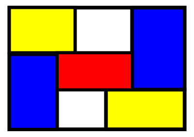 Mondrian clipart