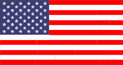 Mondrian American Flag clipart