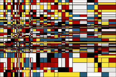 Mondrian Background clipart
