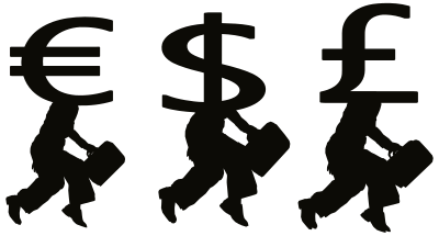 Money People Silhouette clipart