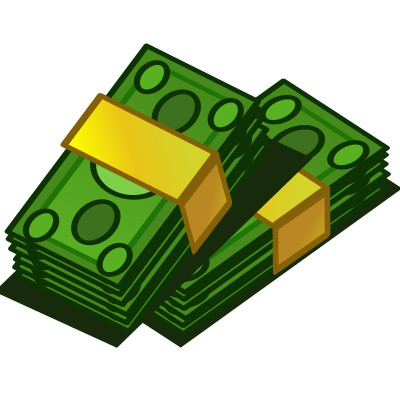 Money wads clipart