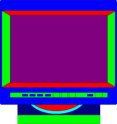 Monitor clipart