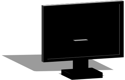 Monitor, monitorius, led, lcd clipart