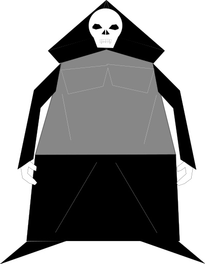 Monja mala clipart