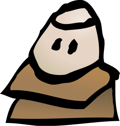 Monk icon clipart