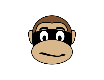 Monkey Emoji - Criminal clipart