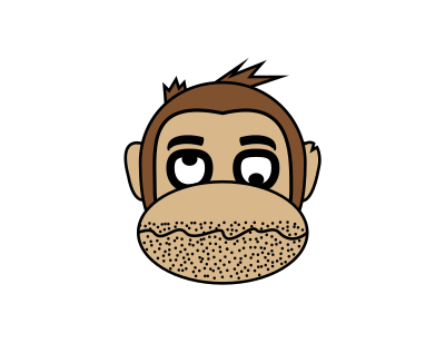 Monkey Emoji - Hangover clipart