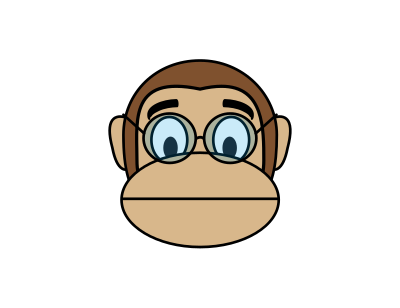 Monkey Emoji - Smart clipart