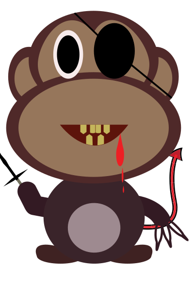 Monkey Killer clipart