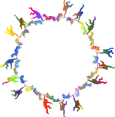 Monkeys Frame Polyprismatic clipart